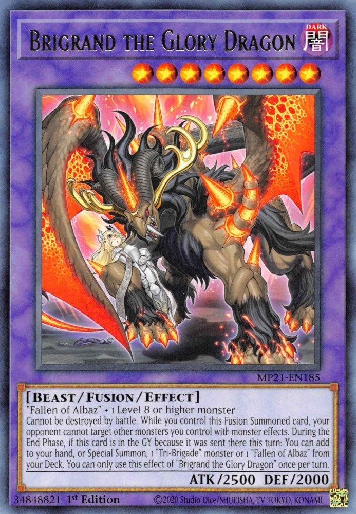 Brigrand the Glory Dragon (MP21-EN185) [MP21]
