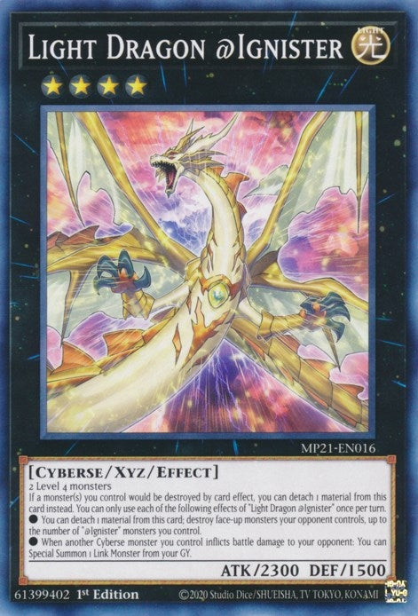 Light Dragon Ignister (MP21-EN016) [MP21]