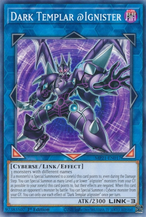 Dark Templar Ignister (MP21-EN017) [MP21]