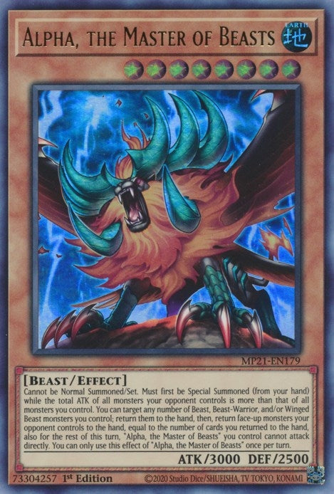 Alpha the Master of Beasts (MP21-EN179) [MP21]