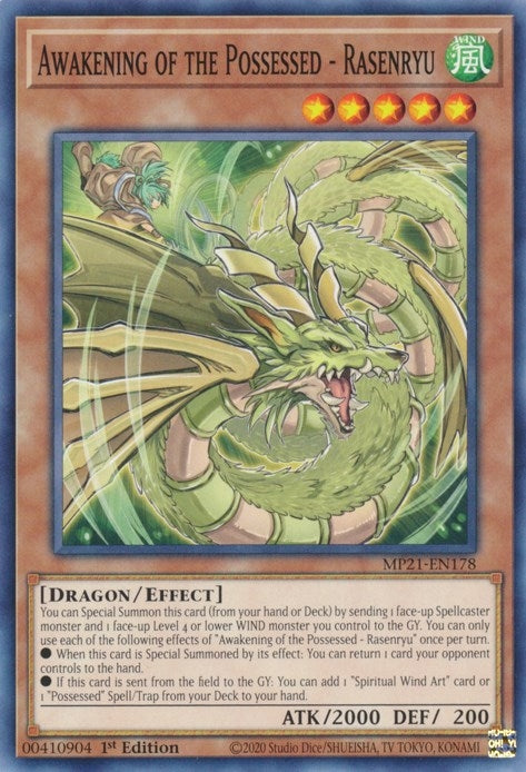 Awakening of the Possessed Rasenryu (MP21-EN178) [MP21]