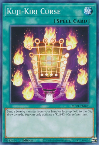 Kuji Kiri Curse (MP21-EN028) [MP21]