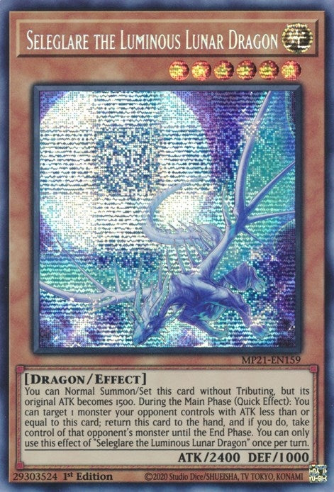 Seleglare the Luminous Lunar Dragon (MP21-EN159) [MP21]