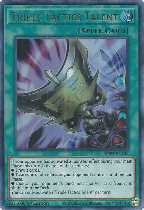 Triple Tactics Talent (MP21-EN143) [MP21]