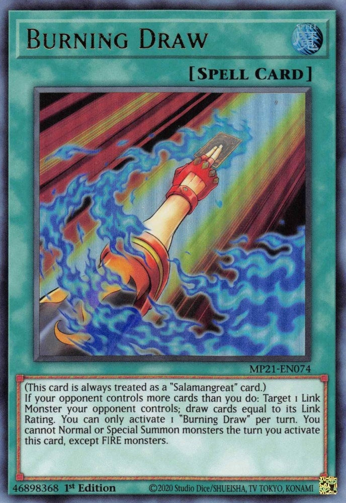 Burning Draw (MP21-EN074) [MP21]