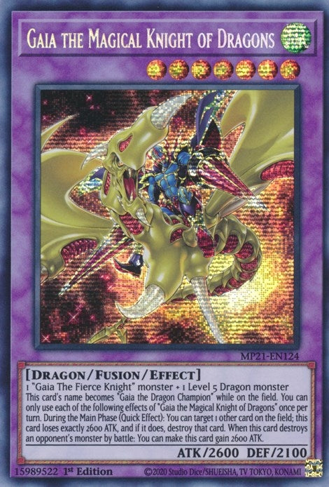 Gaia the Magical Knight of Dragons (MP21-EN124) [MP21]