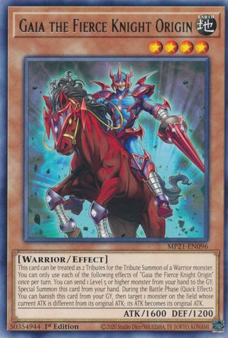 Gaia the Fierce Knight Origin (MP21-EN096) [MP21]