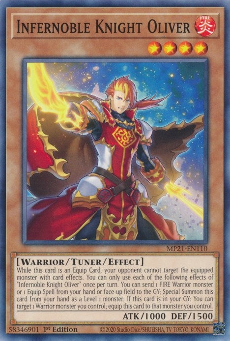 Infernoble Knight Oliver (MP21-EN110) [MP21]