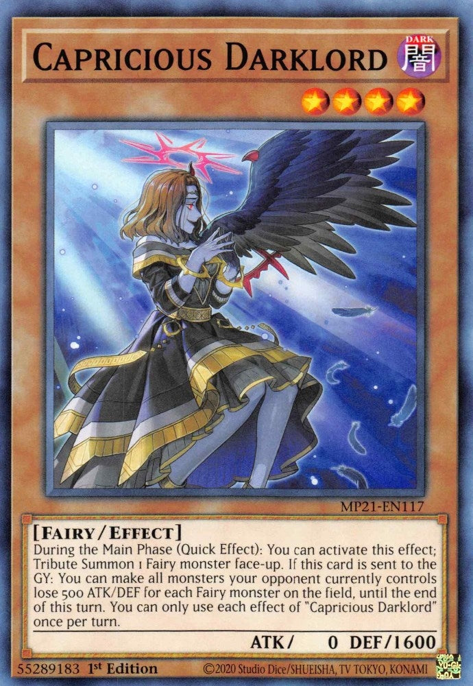 Capricious Darklord (MP21-EN117) [MP21]