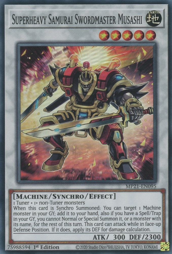 Superheavy Samurai Swordmaster Musashi (MP21-EN095) [MP21]