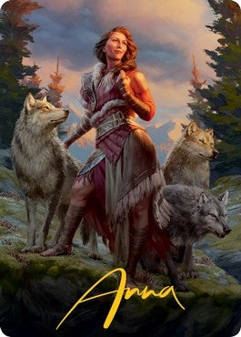 Arlinn the Packs Hope Art Card 01 81 Gold Stamped Signature (1) [ASMID]