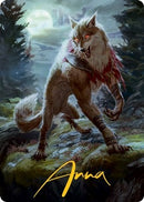Arlinn the Moons Fury Art Card 02 81 Gold Stamped Signature (2) [ASMID]
