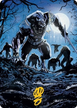 Tovolar the Midnight Scourge Art Card 08 81 Gold Stamped Signature (8) [ASMID]