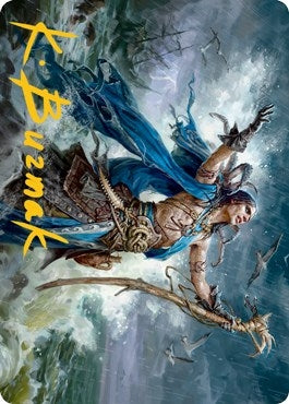 Lier Disciple of the Drowned Art Card Gold Stamped Signature (25) [ASMID]