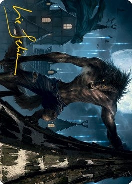 Stalking Predator Art Card Gold Stamped Signature (40) [ASMID]