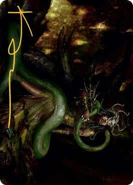 Saryth the Vipers Fang Art Card Gold Stamped Signature (53) [ASMID]