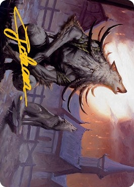 Lord of the Ulvenwald Art Card Gold Stamped Signature (64) [ASMID]