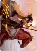 Sunrise Cavalier Art Card Gold Stamped Signature (69) [ASMID]