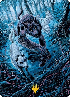 Untamed Pup Art Card Gold Stamped Signature (77) [ASMID]