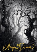 Forest Art Card 80 81 Gold Stamped Signature (80) [ASMID]