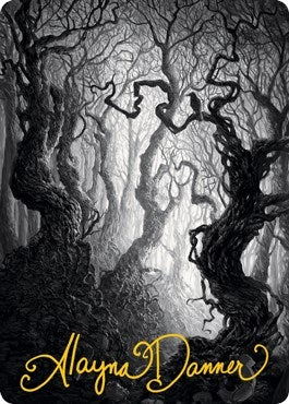 Forest Art Card 80 81 Gold Stamped Signature (80) [ASMID]