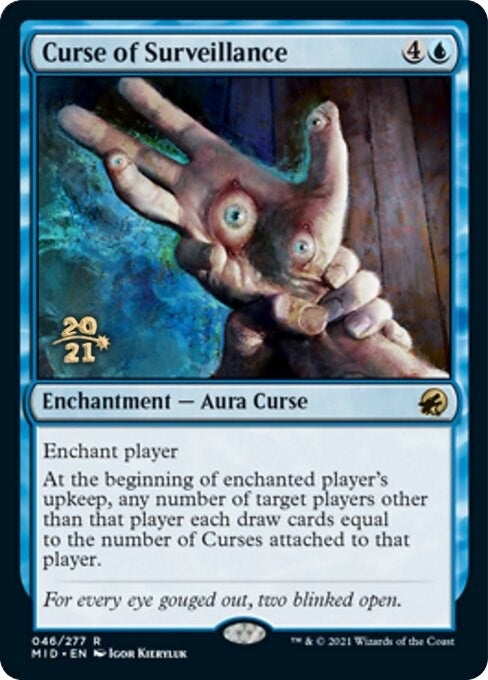 Curse of Surveillance [Innistrad: Midnight Hunt Prerelease Promos]