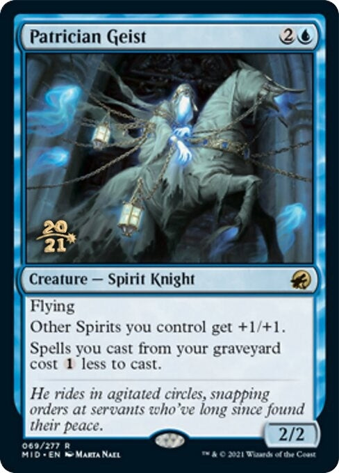 Patrician Geist [Innistrad: Midnight Hunt Prerelease Promos]