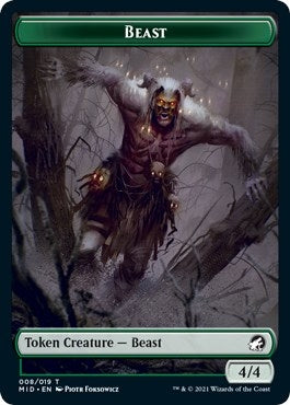 Beast 008 Spider 011 Double sided Token [MID]