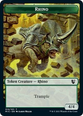 Rhino Wolf Double sided Token [MIC]