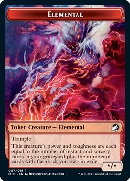 Elemental Token (7) [MID]