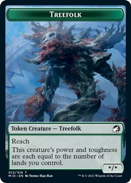 Treefolk Token (12) [MID]