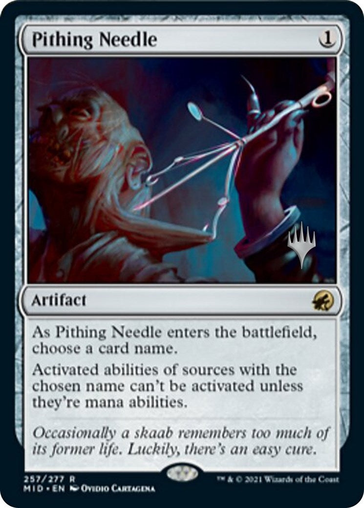 Pithing Needle (Promo Pack) [Innistrad: Midnight Hunt Promos]
