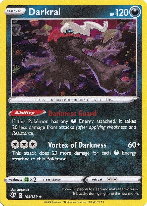 Darkrai 105 189 Cosmos Holo (105/189) [MCAP]