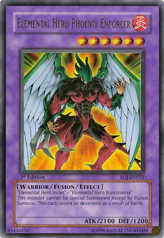 Elemental Hero Phoenix Enforcer (EOJ-EN032)