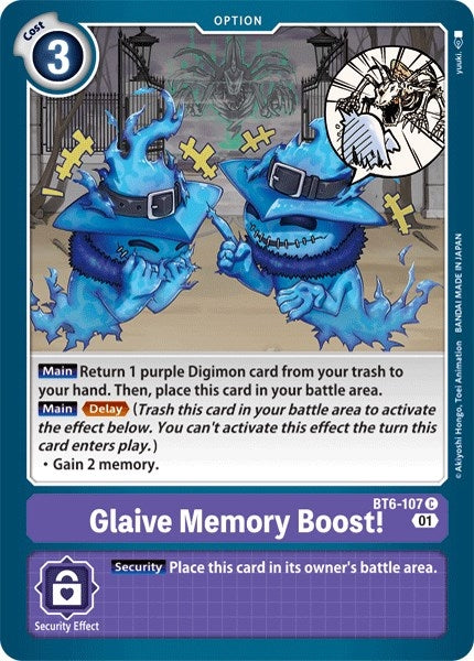 Image for Glaive Memory Boost! [Double Diamond]