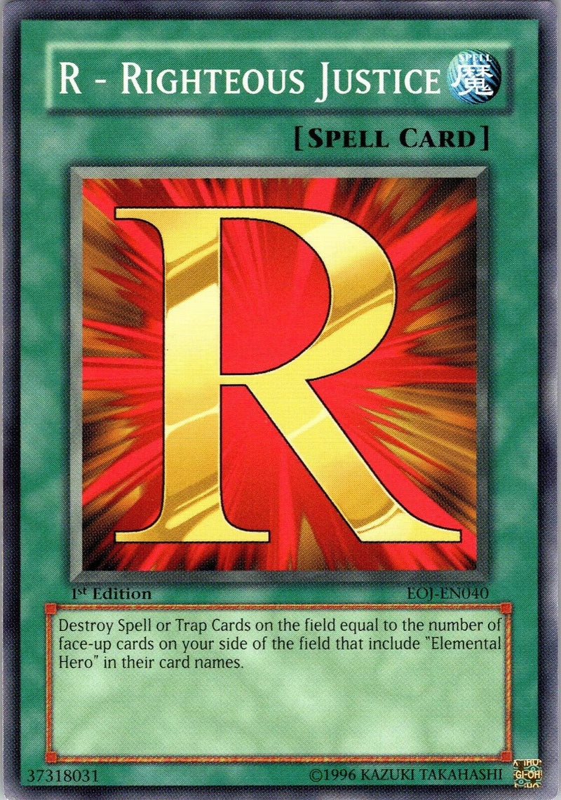 R Righteous Justice (EOJ-EN040)