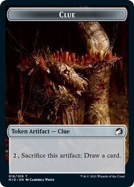 Clue 16 Spider 011 Double sided Token [MID]