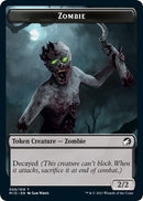 Zombie 005 Devil 006 Double sided Token [MID]