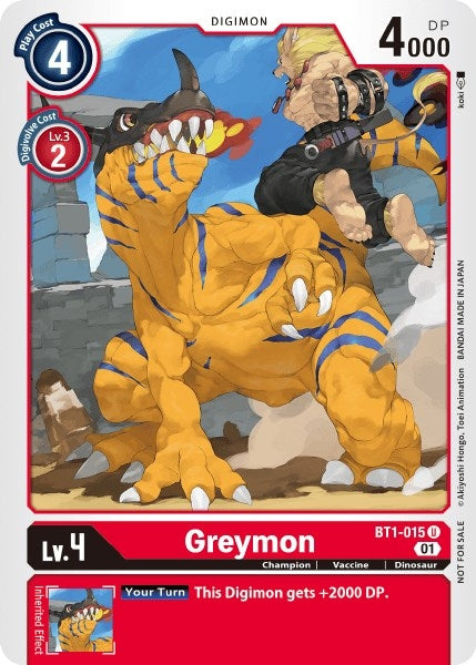 Image for Greymon - BT1-015 (Tamer Party Vol. 3 Promo) [Release Special Booster]