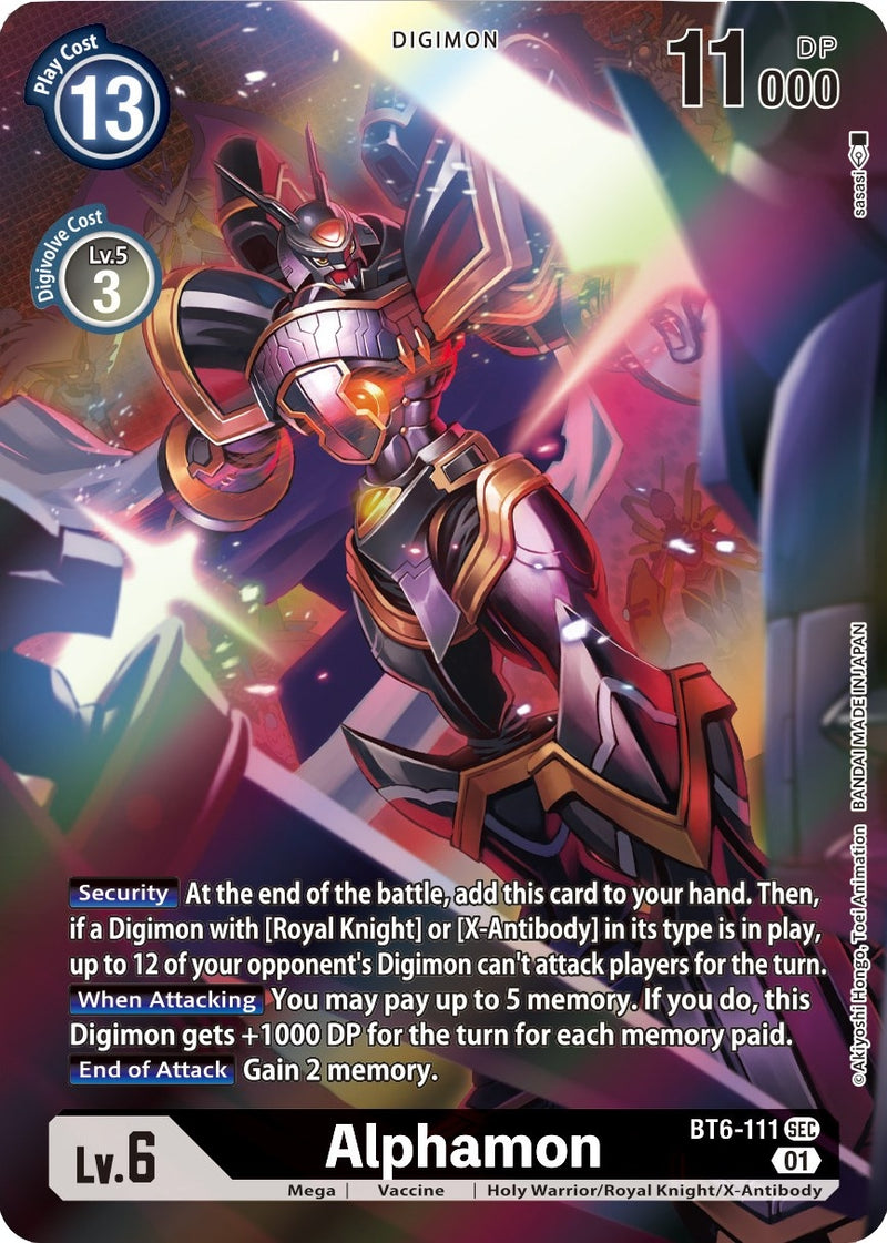 Image for Alphamon (Alternate Art) [Double Diamond]