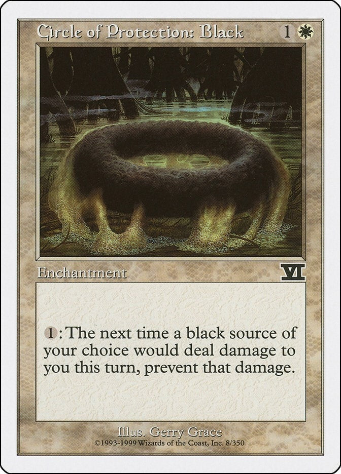 Circle of Protection: Black [Classic Sixth Edition]