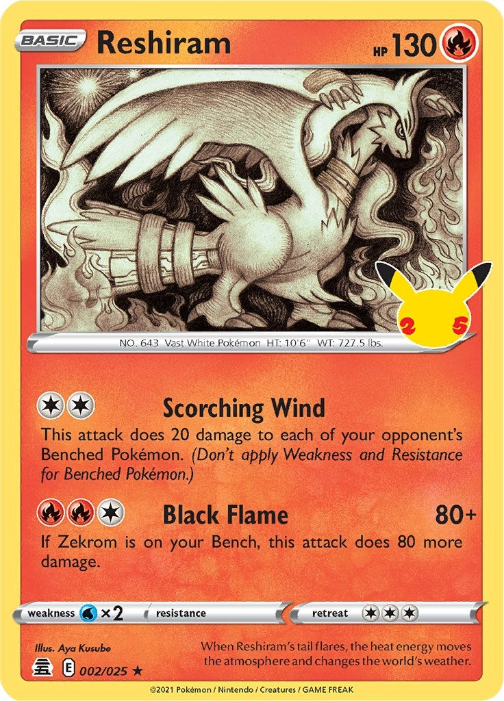 Reshiram (002/025) [CLB]