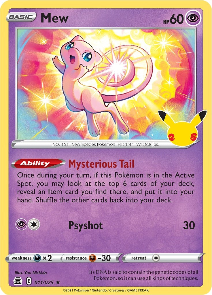 Mew (011/025) (Celebrations)