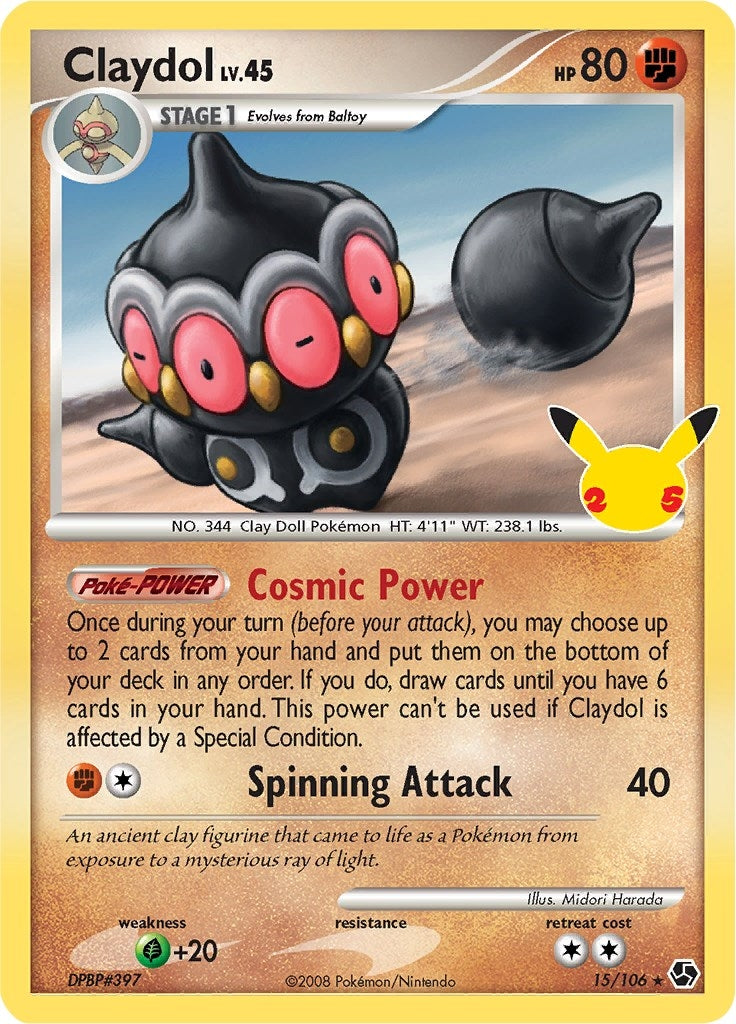 Claydol (15/106) (Celebrations: Classic Collection)