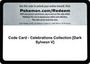 Code Card Celebrations Collection Dark Sylveon V [CLB]