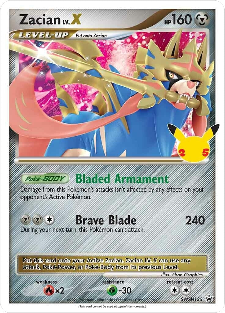Zacian LV X SWSH135 (SWSH135) [SWSD]