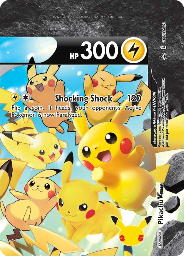 Pikachu V Union SWSH140 (SWSH140) [SWSD]