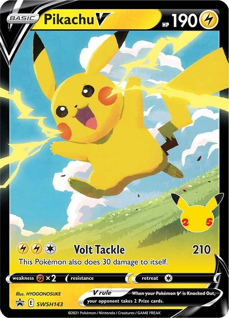 Pikachu V SWSH143 (SWSH143) [SWSD]