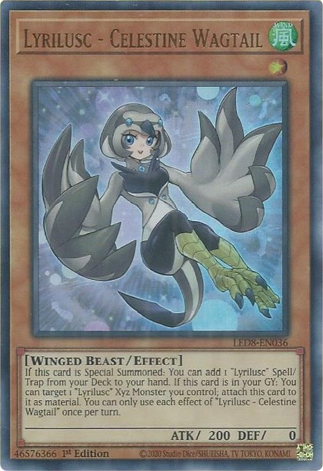 Lyrilusc Celestine Wagtail (LED8-EN036) [LED8]