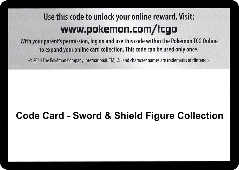 Code Card Sword and Shield Figure Collection [SWSH02]